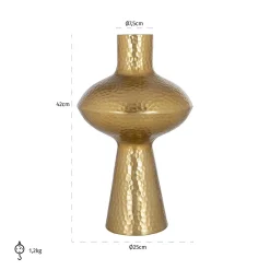 Vaas Caitlyn kleur Goud - Loft24.nl