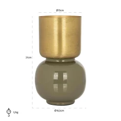 Vaas Clover 31cm hoog - Loft24.nl