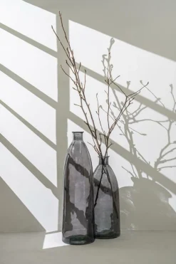 Vaas Dali Glas 26 x 63 cm Grijs - Loft24.nl