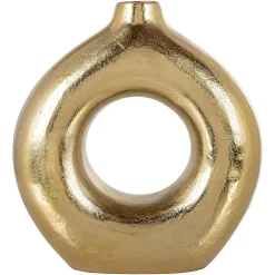 Vaas Felicia 29cm hoog kleur Goud - Loft24.nl