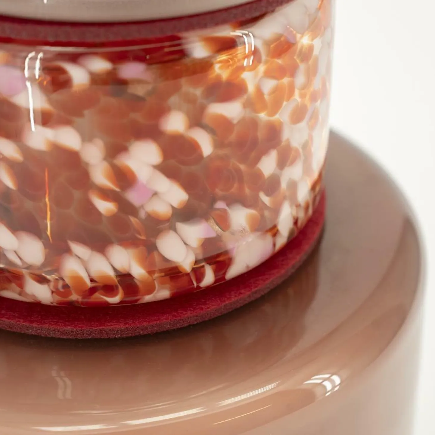 Vaas Golas Mondgeblazen glas - Burgundy - Loft24.nl