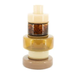 Vaas Golas Mondgeblazen glas - Bruin - Loft24.nl