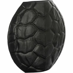 Vaas Ines 30cm hoog kleur Zwart - Loft24.nl