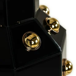 Vaas Justa 40cm kleur Zwart - Loft24.nl