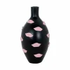 Vaas Kisses Resin kleur Zwart/Roze - Loft24.nl