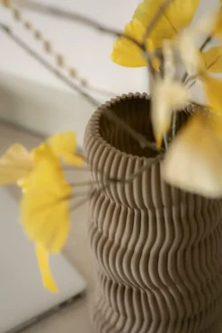 Vaas Mae 3D geprint Keramiek - 30 cm - Loft24.nl