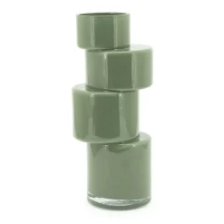 Vaas Pila Glas 35cm hoog - Moss groen - Loft24.nl
