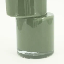 Vaas Pila Glas 35cm hoog - Moss groen - Loft24.nl