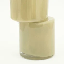 Vaas Pila Glas 35cm hoog - Sage groen - Loft24.nl