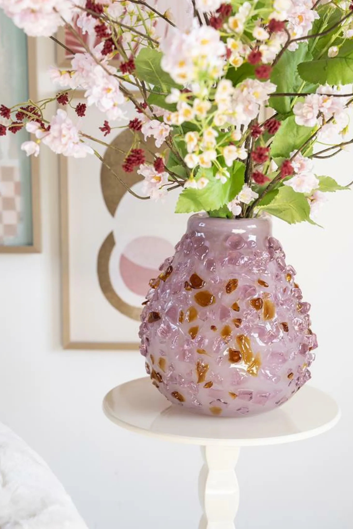 Vaas Quartz Glas 40cm hoog - Loft24.nl