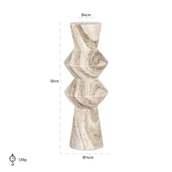 Vaas Siem Marmer 38cm - Loft24.nl