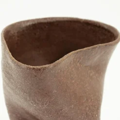 Vaas Songa Aardewerk 36cm hoog - Burgundy - Loft24.nl