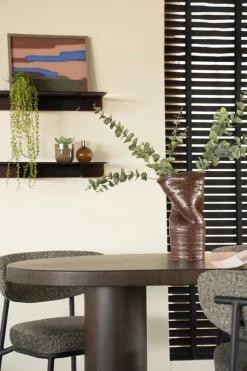 Vaas Songa Aardewerk 36cm hoog - Burgundy - Loft24.nl