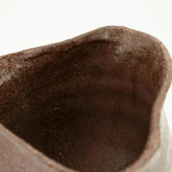 Vaas Songa Aardewerk 36cm hoog - Burgundy - Loft24.nl