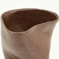 Vaas Songa Aardewerk 36cm hoog - Burgundy - Loft24.nl