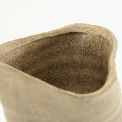 Vaas Songa Aardewerk 36cm hoog - Bruin - Loft24.nl