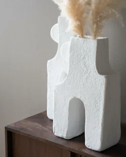 Vaas Tribe klein Wit - Loft24.nl