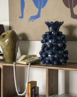 Vaas Viro Geglazuurd aardewerk - Blauw - Loft24.nl