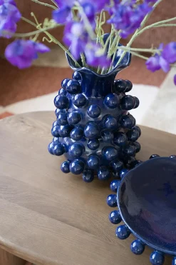 Vaas Viro Geglazuurd aardewerk - Blauw - Loft24.nl