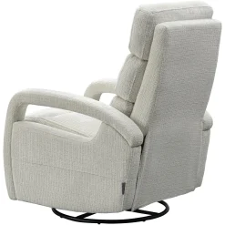 Verstelbare Draaifauteuil Denvi Chenille - Beige - Loft24.nl