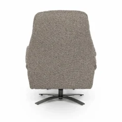 Verstelbare Fauteuil Caleb Met voetenbank - Taupe - Loft24.nl