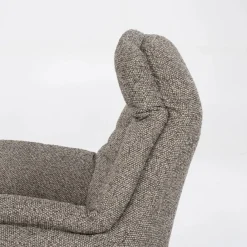Verstelbare Fauteuil Caleb Met voetenbank - Taupe - Loft24.nl