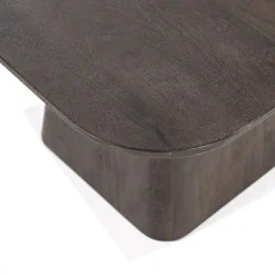 Vierkante Bijzettafel Aron Mangohout - Bruin 60 cm - Loft24.nl