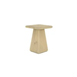 Vierkante Bijzettafel Asti Mangohout kleur Naturel - Loft24.nl