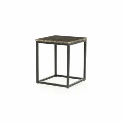Vierkante Bijzettafel Rico Marmer 38 x 38cm - Loft24.nl