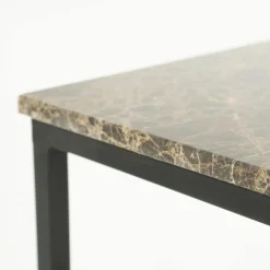 Vierkante Bijzettafel Rico Marmer 38 x 38cm - Loft24.nl