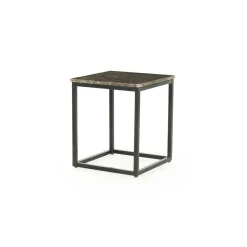 Vierkante Bijzettafel Rico Marmer 38 x 38cm - Loft24.nl