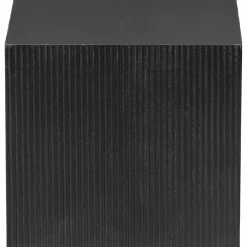 Vierkante Bijzettafel Sanne Set van 2 stuks zwart - Loft24.nl