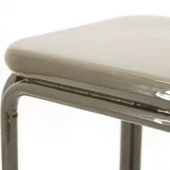 Vierkante Bijzettafel Zilo 43 x 43cm - Donkerbruin - Loft24.nl