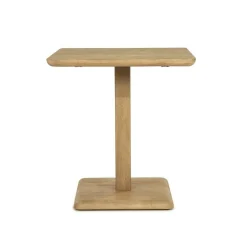 Vierkante Bistrotafel Florent Mangohout 70 x 70cm - Naturel - Loft24.nl