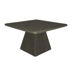 Vierkante Eettafel Asti Mangohout 130 x 130cm kleur Olijfbruin - Loft24.nl