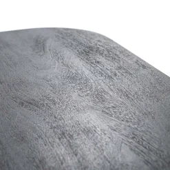 Vierkante Salontafel Aron Mangohout - Zwart 80 cm - Loft24.nl