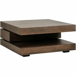 Vierkante Salontafel Oakura 90 cm - Bruin - Loft24.nl