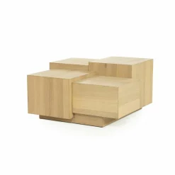 Vierkante Salontafel Quinten - naturel 80 x 80 cm - Loft24.nl