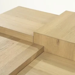 Vierkante Salontafel Quinten - naturel 80 x 80 cm - Loft24.nl