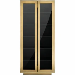 Vitrinekast Finsbury Brass 209 x 97cm - Loft24.nl