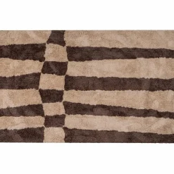 Vloerkleed Fafa - Grafisch Dessin bruin 200x300cm - Loft24.nl