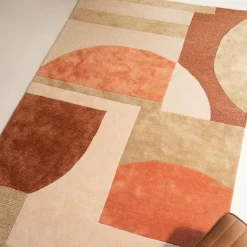 Vloerkleed Kazi 190 x 290 cm - Terracotta - Loft24.nl