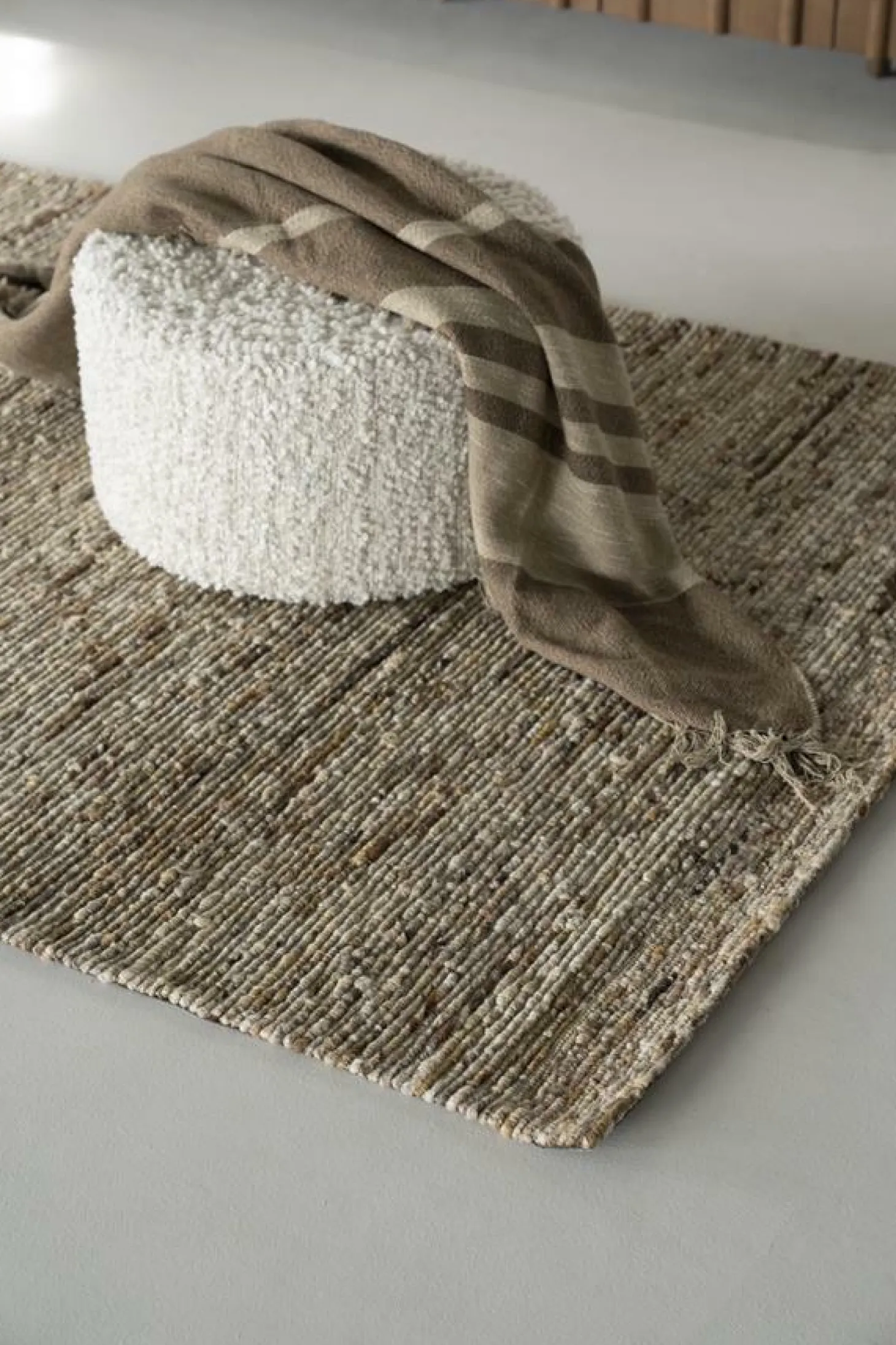 Vloerkleed Takara Wol 160 x 230 cm - Mostergeel - Loft24.nl