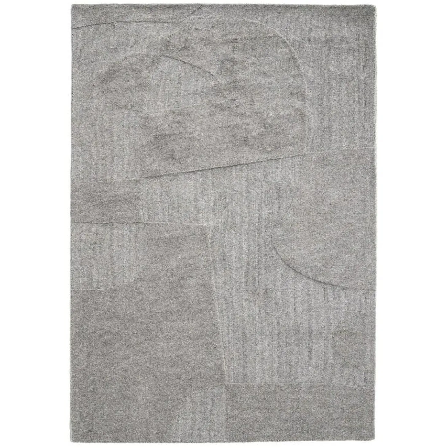 Vloerkleed Yuka grijs 190 x 290 cm - Loft24.nl