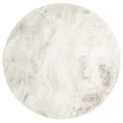 Vloerkleed Zena rond beige - Loft24.nl