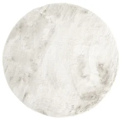 Vloerkleed Zena rond beige - Loft24.nl