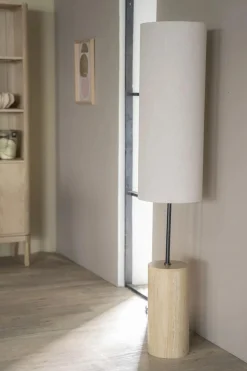 Vloerlamp Amara Linnen 145cm Hoog - Loft24.nl
