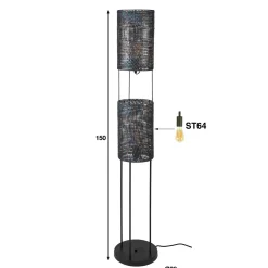 Vloerlamp Armor - 150cm - Loft24.nl