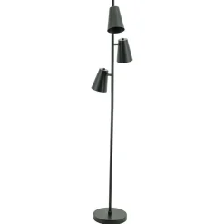 Vloerlamp Cole 3 lampen - Zwart - Loft24.nl