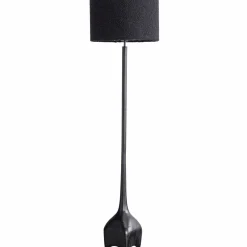 Vloerlamp Foss 129cm kleur Antique Zwart (excl. kap) - Loft24.nl